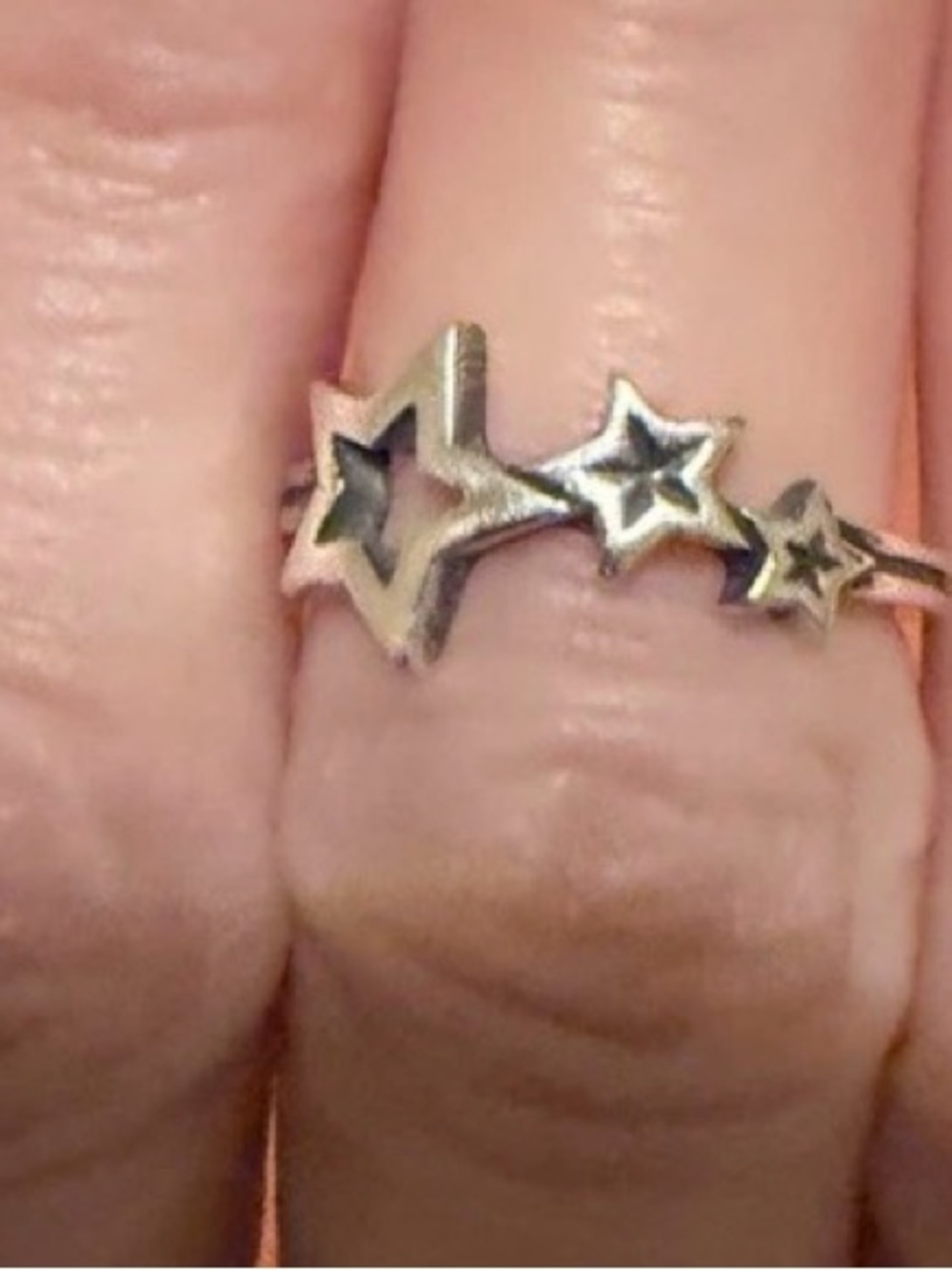 James Avery Silver Star Outline Ring